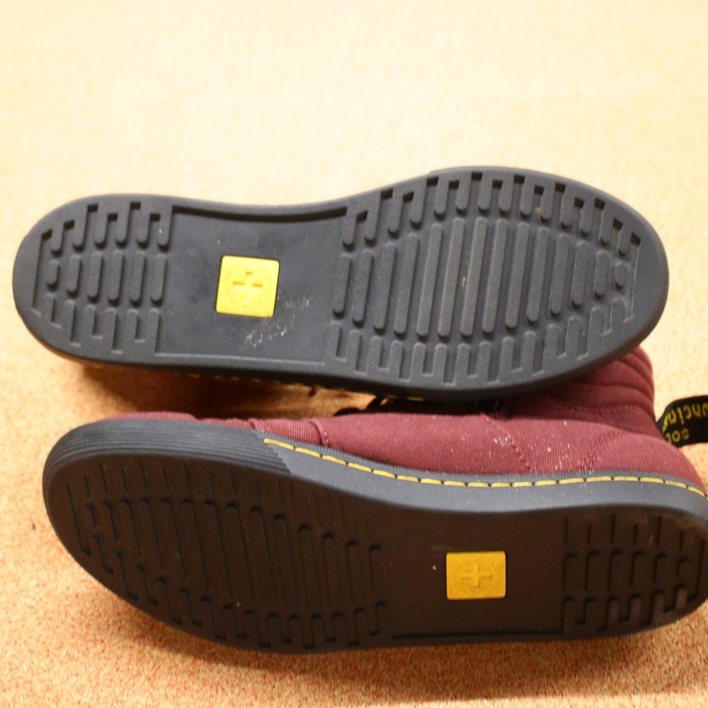 Dr Doc Martens ROZARYA II Womens Size 9 Canvas Red Retro Ray Lace Up Zip side - Picture 7 of 8
